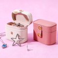 thumbnail image 2 of Earrings Ring Storage Box Gift Cases  Corner Fashion Luxury Double Portable Mini Jewelry Organizers, 2 of 12