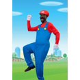 thumbnail image 2 of Nintendo Super Mario Brothers Men's Mario Deluxe Costume, 2 of 5