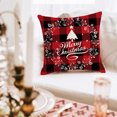 thumbnail image 3 of Christmas Throw Pillowcase Sofa Cushion Back Pillowcase, 3 of 8