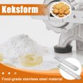 thumbnail image 3 of Baohd 4pcs Silver Stainless Steel Biscuit Attachment For Meat Mincer Easy To And Versatile High, 3 of 6
