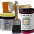 thumbnail image 1 of Retique It Chalk Furniture Paint by Renaissance DIY, 6 Piece Set, 54 Cerise, 32 Ounces, 1 of 13
