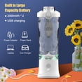 thumbnail image 4 of Graflsoa A9 Compact Juice Blender with 600ml Capacity, 150W Power, Built-in Battery, Available in Multiple Colors, 4 of 6