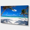 thumbnail image 2 of Coconut Palms at Beach - Photo Landscape Canvas Art Print, 2 of 3