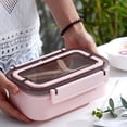 thumbnail image 4 of Dvkptbk Lunch Box Microwave Lunch Box Japanese Wood Bento Box 2 Layer Container Storage New Camping Essentials, 4 of 6