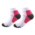 thumbnail image 2 of kurtrusly 1/2/3/5 2 Pcs/ensemble Bas de Compression pour Femmes Performance et Réduire la Fatigue Soulager rose Rouge P/M 1 Pce, 2 of 6