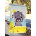 thumbnail image 2 of Carolines Treasures BB2099CHF Weimaraner Drapeau de Maison en Toile d'Été pour la Plage, 2 of 4
