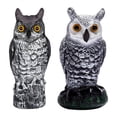 thumbnail image 1 of 2 Pieces Owl Statue for Garden, Waterproof Realistic Vintage Fake Owl, 1 of 8