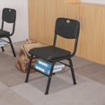 thumbnail image 2 of Scranton & Co Chaise Empilable en Plastique Noire, 2 of 4