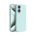thumbnail image 1 of PANDACO Étui Coquille Souple Mate Menthe pour iPhone 16 Plus, 1 of 3