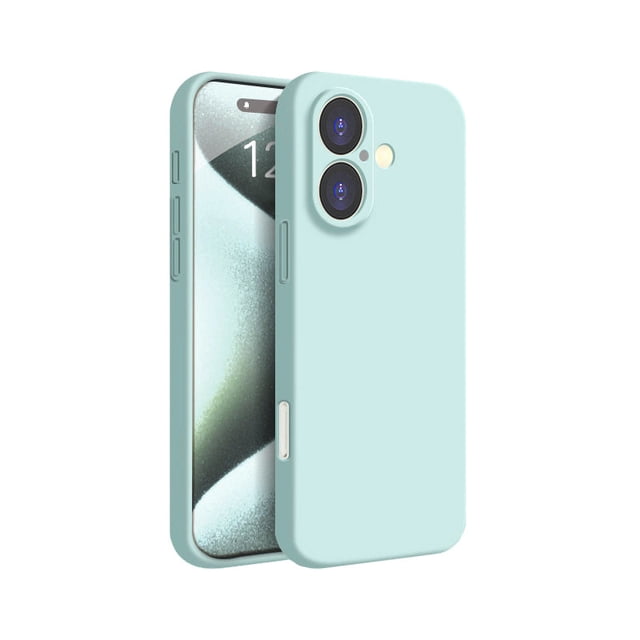 PANDACO Étui Coquille Souple Mate Menthe pour iPhone 16 Plus