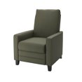 thumbnail image 4 of Fauteuil inclinable CorLiving Kelsey en lin gris-vert, 4 of 6