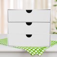 thumbnail image 4 of SEWCHICS Desktop Organizer Tidy Desktop Drawers White PS 1Set for Classroom, 4 of 8