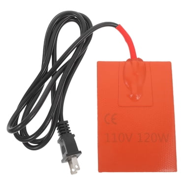 Shisuyan Car Engine Silicone Pad Heater Oil Pan Heater Pad Car Truck Oil Pan Heater Adhesive Pad (US Plug)