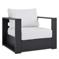 thumbnail image 3 of Modway Tahoe Ensemble de Fauteuils de Patio Extérieur avec Coussins, Gris Blanc (Ensemble de 2), 3 of 7