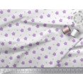 thumbnail image 2 of Soimoi Purple Rayon Fabric Artistic Floral Print Fabric by the Yard 42 Inch Wide, 2 of 3