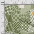 thumbnail image 2 of oneOone Cotton Jersey Light Green Fabric Block Sewing Craft Projects Fabric Prints By Yard 58 Inch Wide, 2 of 5