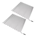 thumbnail image 1 of Fireplace Mesh Screen Curtain Fireplace Mesh Screen Curtain Stainless Steel Spark Guard with Scroll Design Replacement Screens Accessory for Stove Fireplace, 1 of 7