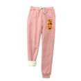 thumbnail image 1 of Womens' Warm Legging plus Size 50% Off on Clearance Printed Leggings With Elastic Drawstring Pockets And Thick Insulation Pants, 1 of 5