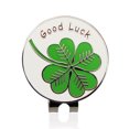 thumbnail image 1 of 1pcs Golf Ball Maker 24 Kinds For Choice With Golf Hat Visor Clips Golf Marker Wholesale Price Lucky clover, 1 of 5