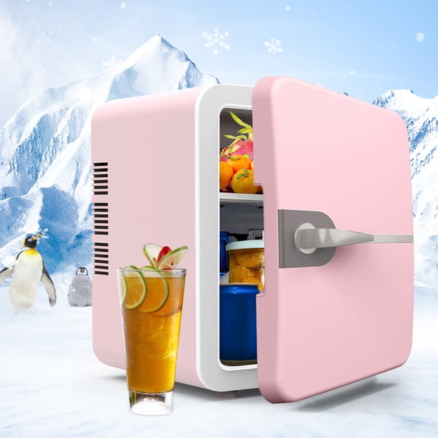 Tyidzon 6L Car Refrigerator Mini Refrigerator Small Refrigerator Mini Car Refrigerator Car Home Beauty Refrigerator