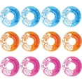 thumbnail image 1 of Intex Colorful Transparent Inflatable Swimming Pool Tube Raft (12 Pack) 59251EP, 1 of 5