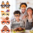 thumbnail image 4 of YAOMOBB Novel And Interesting Eyeglasses Frame Thanksgiving Glasses Frame Exquisite Eyeglasses Frame for Festivals, 4 of 7