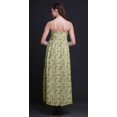thumbnail image 2 of Bimba Robe Longue d'Été Sans Manches à Imprimé Teinture sur Nœuds Décontractée de Plage à Fleurs pour Femme - Petit, 2 of 5