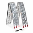 thumbnail image 1 of Titan Ramps 7.5 ft Folding Ramp, Anti-Slip Heavy Duty Aluminum with Safety Strap, 2 Pack, 1 of 12