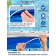 thumbnail image 4 of PAMASE 120ft Liner Lock - Inground Swimming Pool Beaded Wedge T-Shape Lock Roll, Flexible PVC Pool Liner Patch Kit for Above-Ground Pool -, 4 of 7