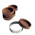 thumbnail image 3 of 24 Pack Stainless Steel Tart Rings 3 In,Perforated Cake Mousse Ring,Cake Ring Mold,Round Cake, 3 of 7
