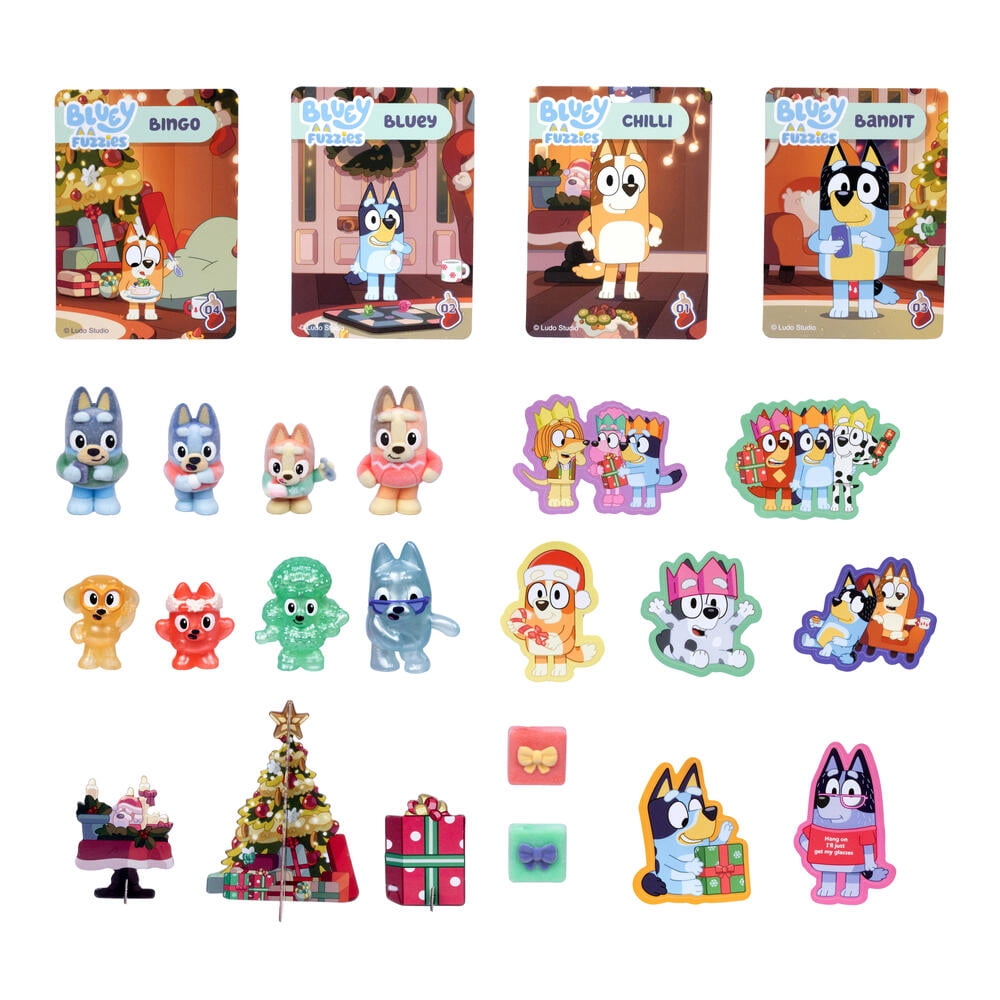 Bluey Fuzzies Pack Advent Calendar