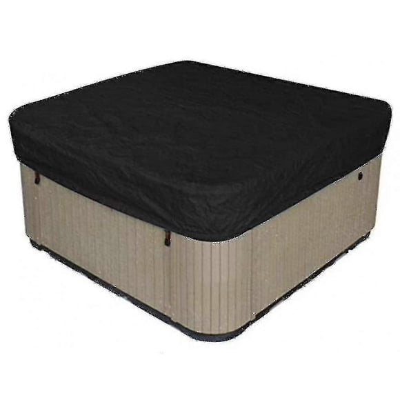 Housse Carrée Imperméable en Polyester pour Spa Extérieur Housses de Spa Carrées