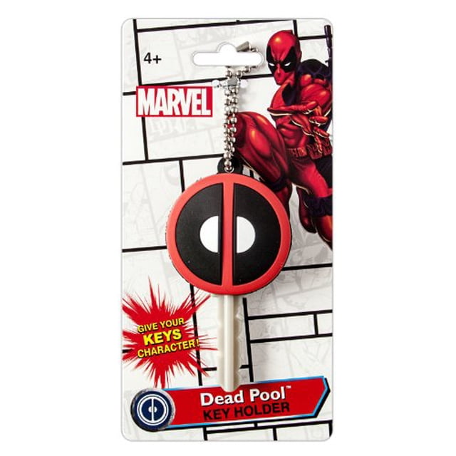 Key Cap - Marvel - Dead Pool - Logo Soft PVC Holder Gifts Toys New 67983