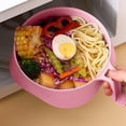thumbnail image 4 of EGNMCR Kitchen Gadgets, Microwave Ramen Bowl With Strainer Microwave Ramen Bowl 6-piece Set Ramen Microwave Bowl With Lid And Handle Dishwasher Safe Portable Ramen Bowl Cooker Dish Dish, 4 of 6