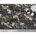 thumbnail image 2 of Soimoi polyester Crepe Fabric Leaves,Moth & Magnolia Floral Print Fabric by Yard 52 Inch Wide, 2 of 3
