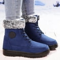 thumbnail image 2 of Mepaouo Bottes d'Hiver pour Femmes à la Cheville, Imperméables, à Lacets, Bottillons de Randonnée Antidérapants, Chaussures de Marche d'Extérieur, 2 of 7