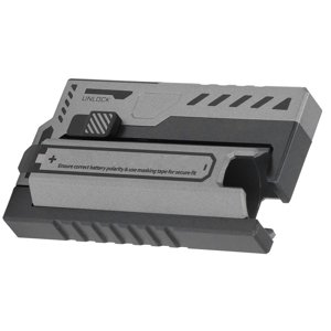 Chargeur de batterie portable 2 en 1 Chargeur de batterie Lithium remplaçable Power Case Banque d'alimentation mobile pour 20700 Batterie au lithium avec câble de recharge