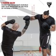 thumbnail image 3 of RDX Mitaines de Boxe de Poinçonnage Focus, Cible de Poinçonnage, Coussinet de Poinçonnage Coussinets d'Entraînement en Cuir Maya Hide, Rouge, 3 of 8