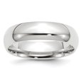 thumbnail image 1 of 14k White Gold 6mm Comfort-Fit Band Size 4.5, 1 of 3
