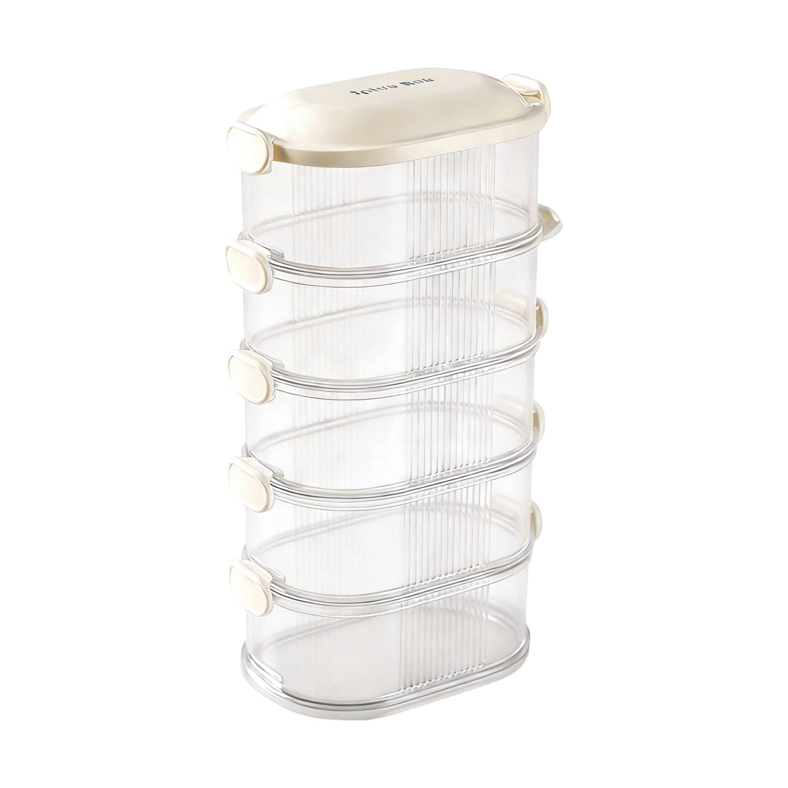 TIELUTT Containers Food Stackable Space Saving Canister Condiment Organizer Kitchen Glass Storage Containers Airtight Food Storage Set Lunchbox Container Set Bowls with Lids Pantry for Containers