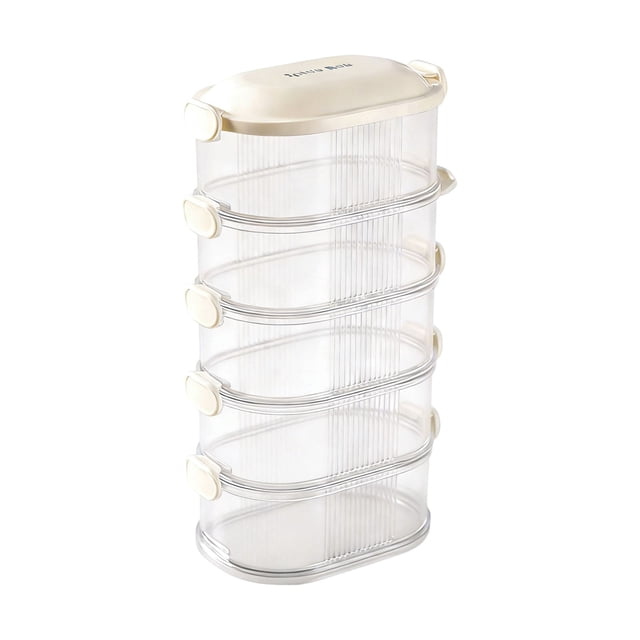 TIELUTT Containers Food Stackable Space Saving Canister Condiment Organizer Family Gathering Picnic Linen Closet Organizer Fruit Container Vacuum Seal Containers Take Out Containers Disposable Contai