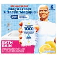 thumbnail image 1 of Mr. Clean Magic Eraser Sponge, Bathroom Cleaner, Soap Scum Shower & Tub Cleaner, 2 in 1 Bath, 2-Count, 1 of 11