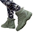thumbnail image 3 of WEAIXIMIUNG Bottes Cowboy Hommes Chaussures Hommes Chaussures d'Escalade Randonnée Chaussures Mode Semelle Épaisse Espadrilles d'Alpinisme de Plein Air, 3 of 5