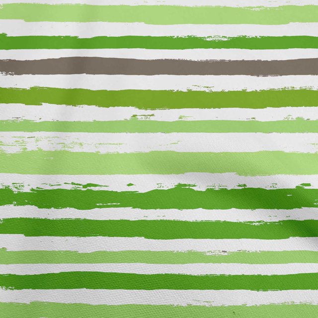 oneOone Polyester Spandex Green Fabric Stripes Sewing Craft Projects Fabric Prints By Yard 56 Inch Wide