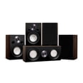 thumbnail image 1 of Fluance Reference Compact Surround Sound Home Theater 5.0 Channel Speaker System including 2-Way Bookshelf, Center Channel and Rear Surround Speakers - Natural Walnut (X850WC), 1 of 7