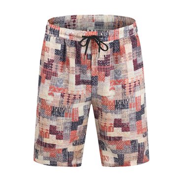 TopLLC Mens Shorts, Mens Pants Shorts Men's Ethnic Printed Linen Cotton Multi-Pocket Overalls Shorts Fashion Pant
