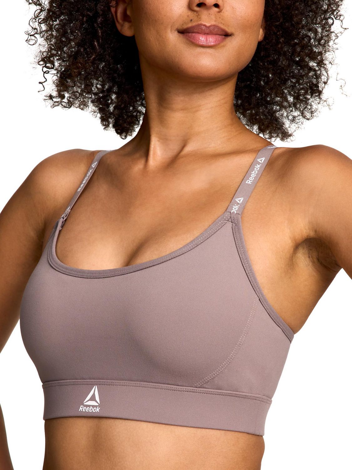 Reebok Women's Low Impact Favorite Racerback Sports Bra with Removable Cups