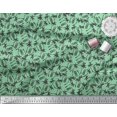 thumbnail image 2 of Soimoi Georgette Viscose Fabric Palm Tree & Pine Fruits Printed Fabric 1 Yard 42 Inch Wide, 2 of 3