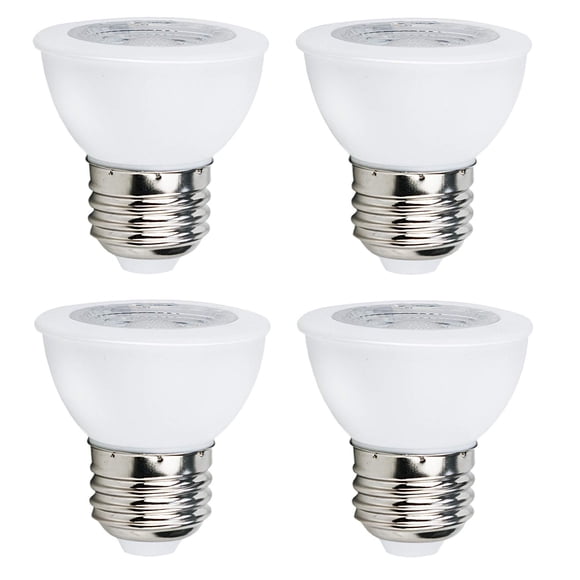 CBconcept UL Listed PAR16 LED Bulb, 4Pack, 6 Watt (50W equivalent), 550 lumen, Pure White 6000K, CRI85+, Flood Light Bulb, 36 Degree Beam Angle, 120 Volt, Medium Base (E26), Patented Design