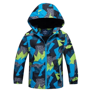 YOUSNH Toddler Jacket Toddler Kids Girls Boys Hooded Camouflage Prints Snowsuit Winter Warm Coat Outdoor Jacket Outwear Outfits Fall Jackets Camouflage 7-8 Years